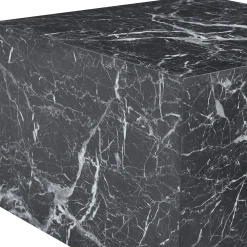 Adele - Sæt af sofaborde i sort marmor look