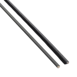 Afslutningslister til Akustikpaneler i sort egetræsfiner 2400x45x18 mm -  Højre & venstre