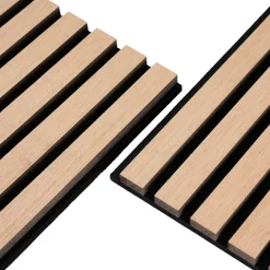 Akustikpanel i egetræsfiner 3000x520x18 mm