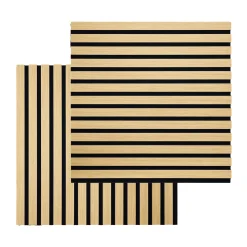 Akustikpanel i egetræsfiner 520x520x18 mm