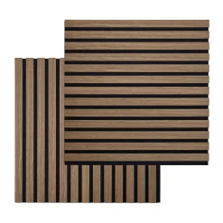Akustikpanel i røget egetræsfiner 520x520x18 mm