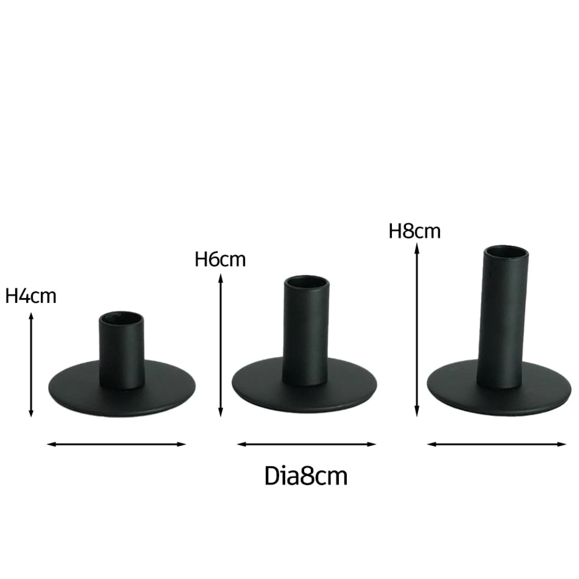 Alana Lysestage sæt i sort