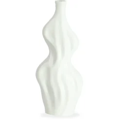 Alva keramik vase hvid 25 cm