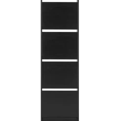 Amy skoskab - sort med 4 låger