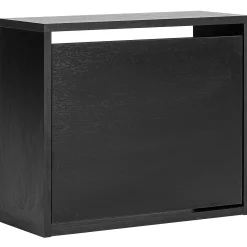 Amy skoskab - sort med 1 låge