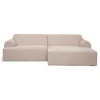 Arianna chaiselong sofa beige - Højrevendt