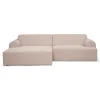 Arianna chaiselong sofa beige - Venstrevendt