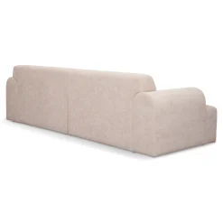 Arianna chaiselong sofa beige - Venstrevendt