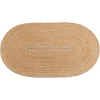 Arthur oval tæppe - Jute 70x120 cm