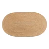 Arthur oval tæppe - Jute 60x90 cm