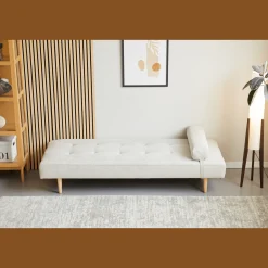 Audrey daybed beige H:56 x B:80 x L:200