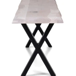 Aura spisebordsbænk - Hvidolieret