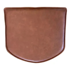 Bella - sædehynde i brunt kunstlæder