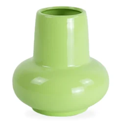 Birka keramik vase grøn 15 cm