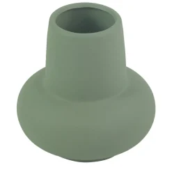 Birka keramik vase støvet grøn 15 cm