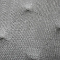 Brandy - højrevendt u-sofa i grå med chaiselong -  L: 366 x D: 211 x H: 80 cm