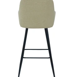 Carlo barstol - beige med armlæn 65 cm