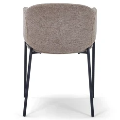 Carolina spisebordsstol i sand tekstil