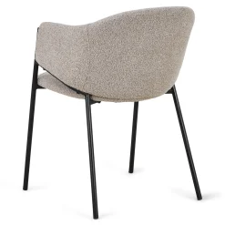 Carolina spisebordsstol i beige boucle