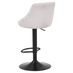 Cassie - beige justerbar barstol med drejefunktion 360 grader