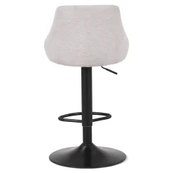 Cassie - beige justerbar barstol med drejefunktion 360 grader