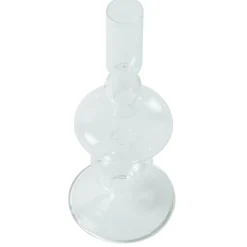 Chicka lysestage glas klar 21 cm