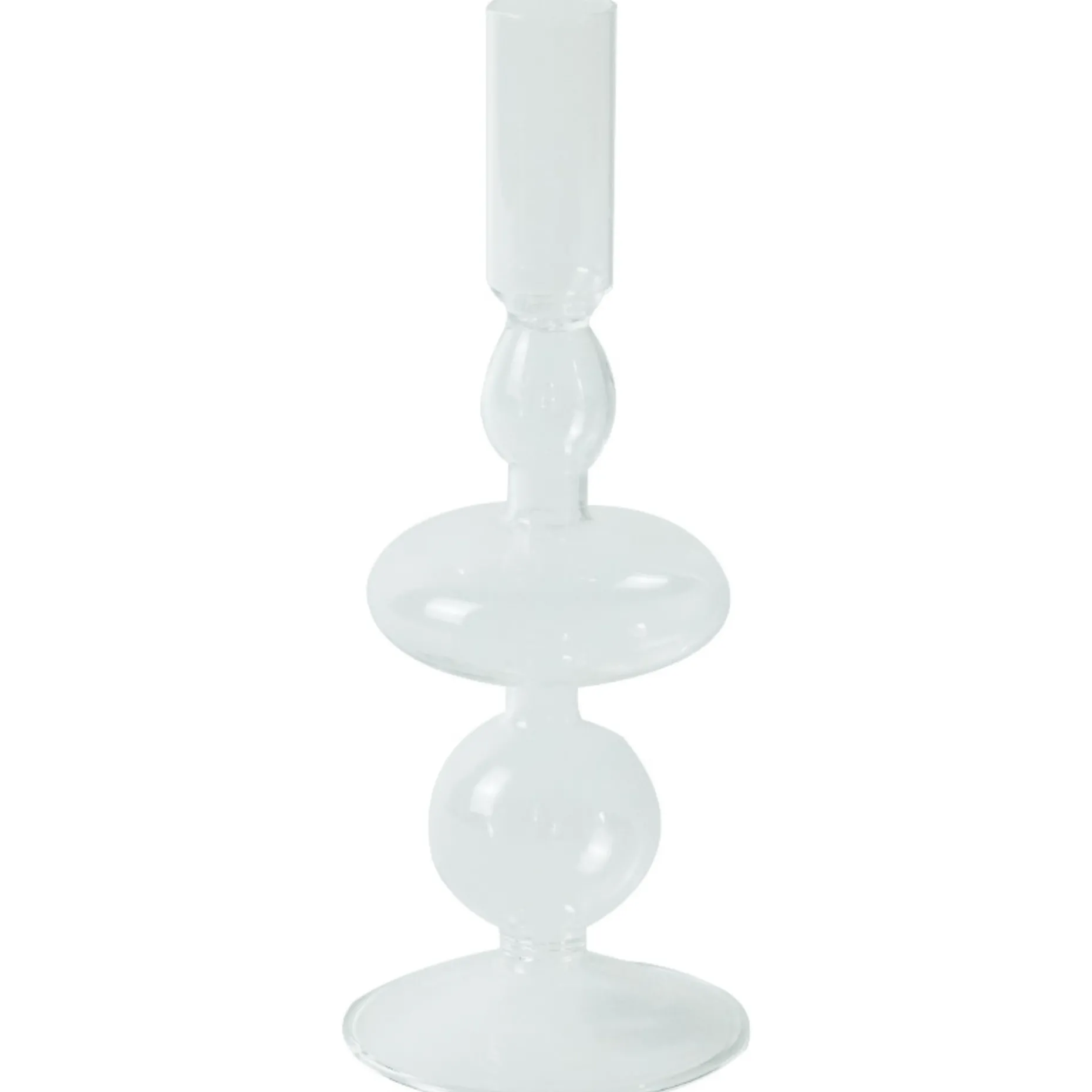 Chicka lysestage glas klar 21 cm