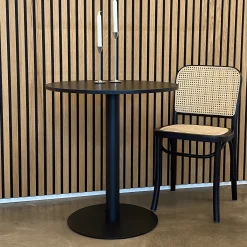 Chloe sort cafebord Ø70 cm