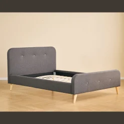 Christian sengeramme i grå 140x200 cm ekskl. sengelameller og madrasser