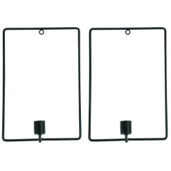 Daisy vægstage sæt sort 26 cm