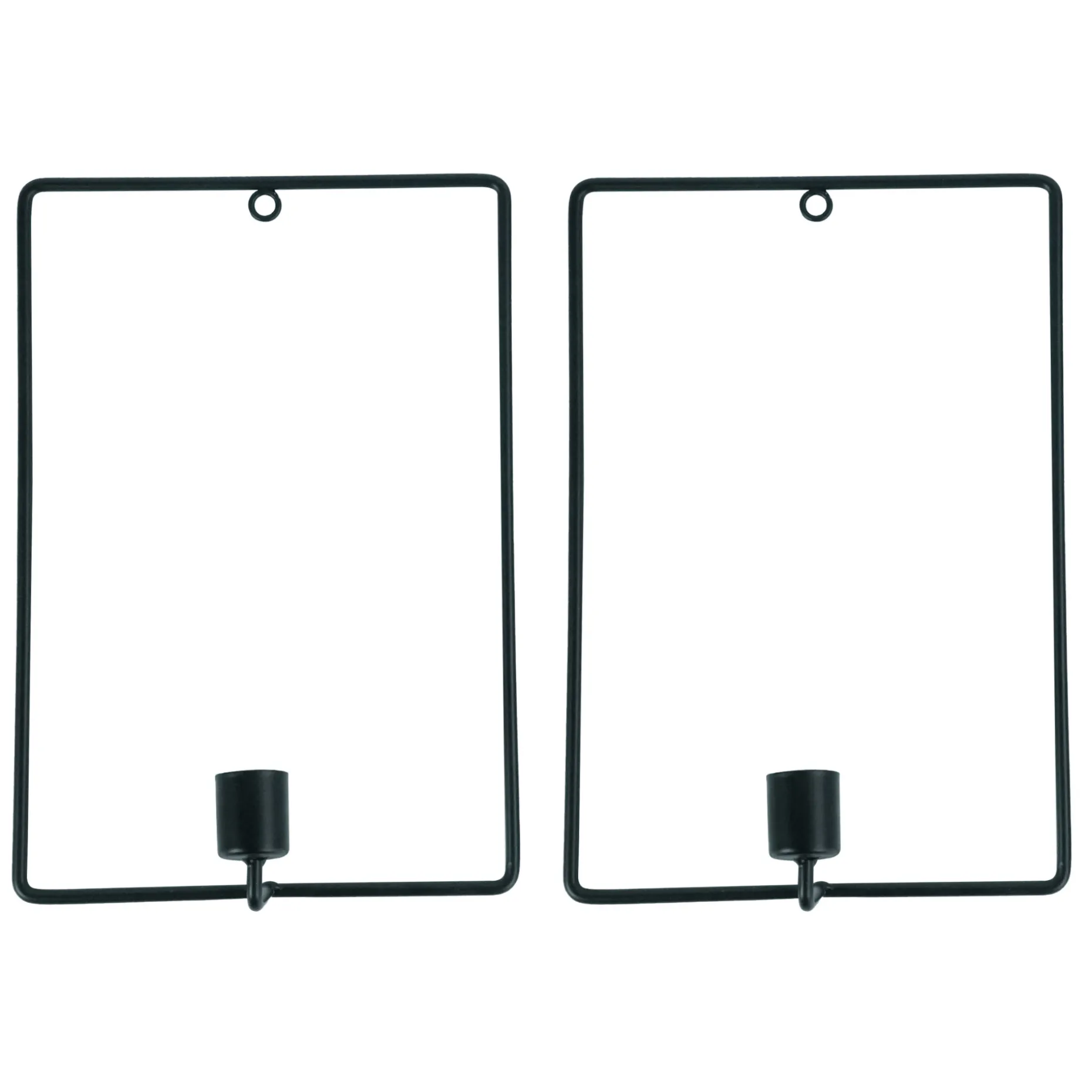 Daisy vægstage sæt sort 26 cm