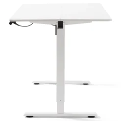 Damian hæve- og sænkebord skrivebord 160x80 cm i hvid