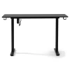 Damian hæve- og sænkebord skrivebord 120x60 cm i sort