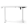 Damian hæve sænkebord skrivebord 120x60 cm i hvid
