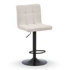 Diana - beige justerbar barstol med drejefunktion 360 grader