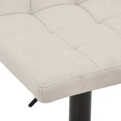 Diana - beige justerbar barstol med drejefunktion 360 grader