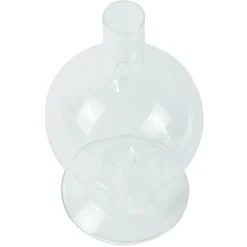 Effi glas lysestage klar 20 cm