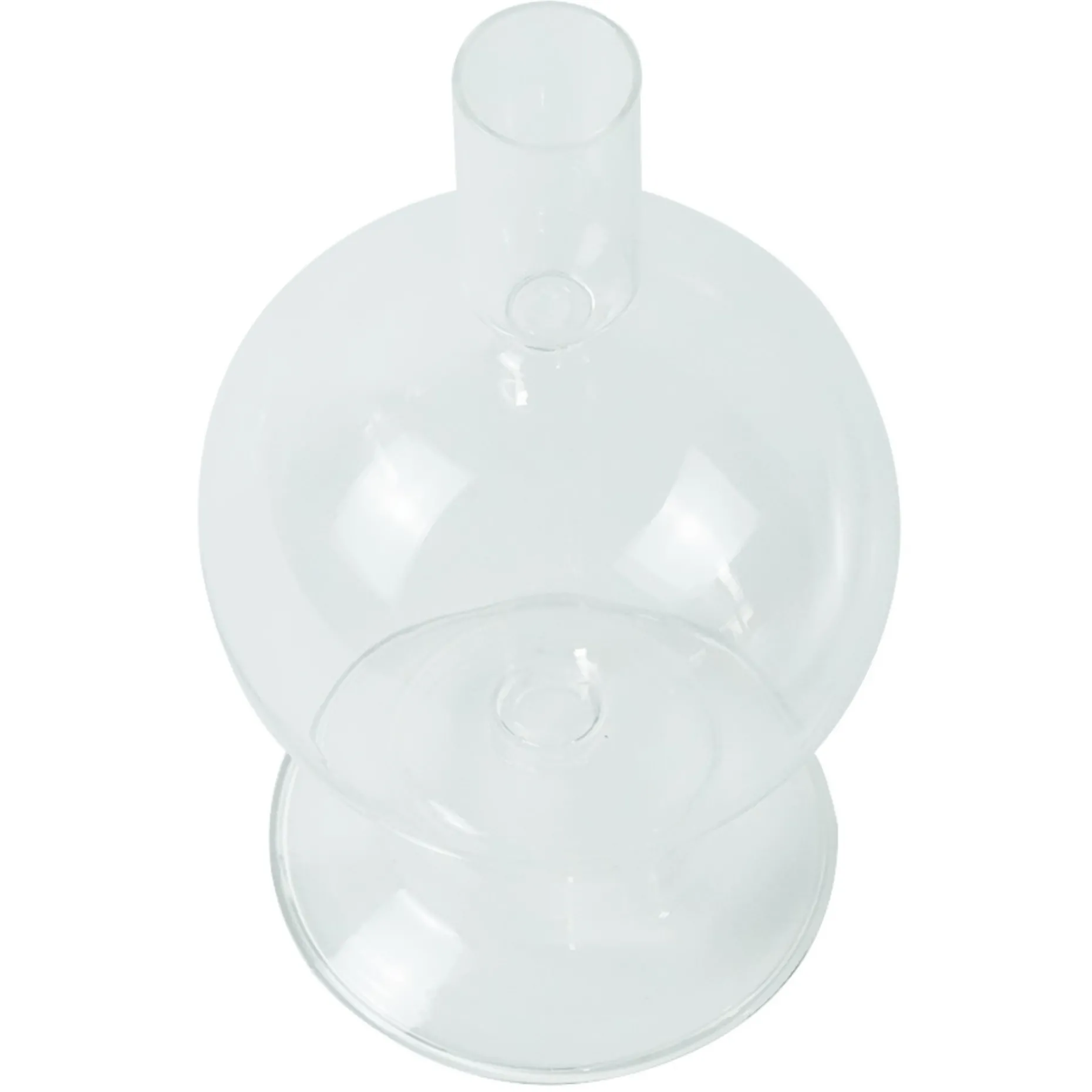 Effi glas lysestage klar 20 cm