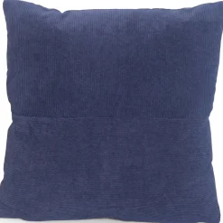 Ellen pyntepude - Blå fløjl 45x45 cm