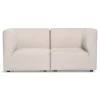 Emilia modulsofa i beige 2 moduler L: 158 X D: 79 X H: 72 cm