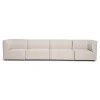 Emilia modulsofa i beige 4 moduler L: 328 X D: 79 X H: 72 cm