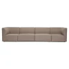 Emilia modulsofa i sand 4 moduler L: 328 X D: 79 X H: 72 cm
