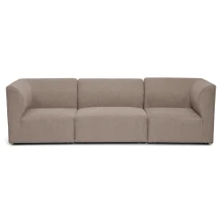 Emilia modulsofa i sand med 3 moduler L: 243 X D: 79 cm X H: 72 cm