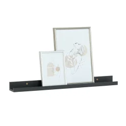 Emmie billedhylde sort 60x7 cm