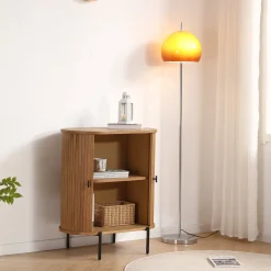 Florence jalousi skab med lameller i eg 70x40x85 cm