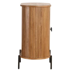 Florence jalousi skab med lameller i eg 70x40x85 cm