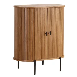 Florence jalousi skab med lameller i eg 70x40x85 cm