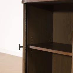 Florence jalousi skab med lameller i røget eg 70x40x85 cm