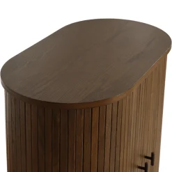 Florence jalousi skab med lameller i røget eg 70x40x85 cm