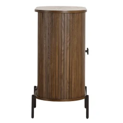 Florence jalousi skab med lameller i røget eg 70x40x85 cm